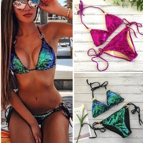 Other - 𝚂𝚎𝚚𝚞𝚒𝚗 bikini 👙 𝚜𝚎𝚝 Mermaid &𝙿𝚒𝚗𝚔